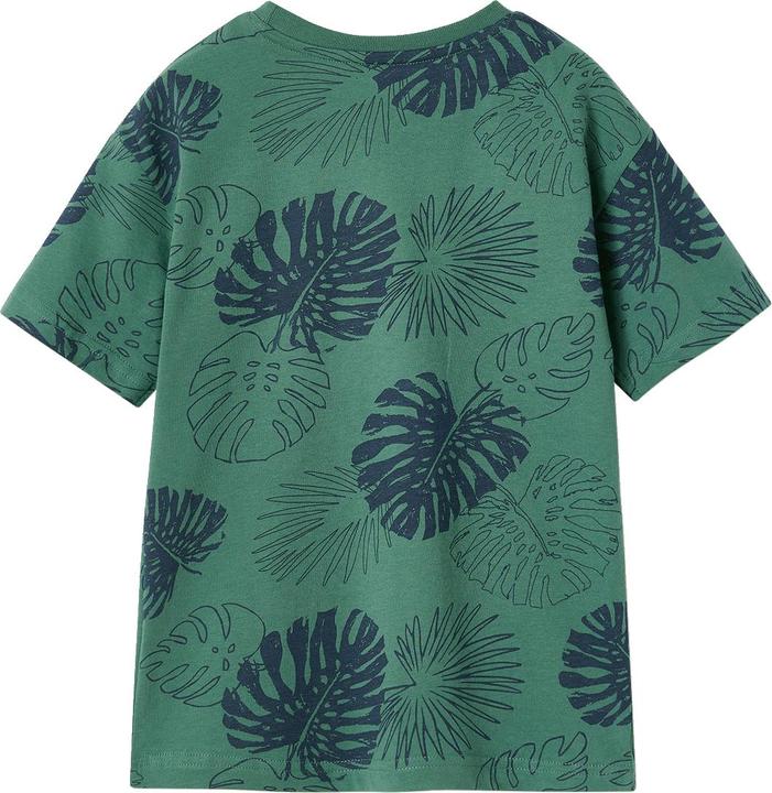Immagine prodotto Vertbaudet Jungen T-Shirt mit grafischem Dschungelprint, Recycling-Baumwolle (140)