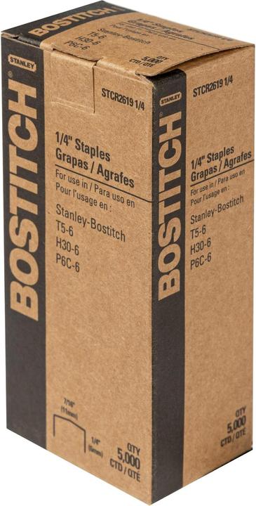 Image du produit Bostitch Agrafe 6 mm STCR26191/4 5000 pièces (5000 x)