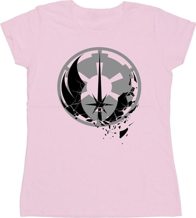 Star Wars ObiWan Kenobi Fractured Logos TShirt (S)
