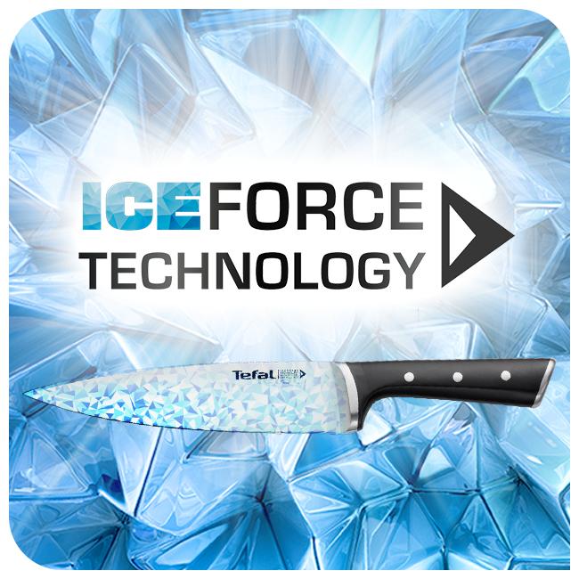 Produktbild Tefal Ingenio Ice Force 3er Set Koch-, Universal-, Schälmesser (20 cm)