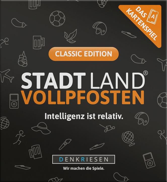Produktbild Denkriesen Stadt Land Vollpfosten - Intelligenz ist relativ (Deutsch)