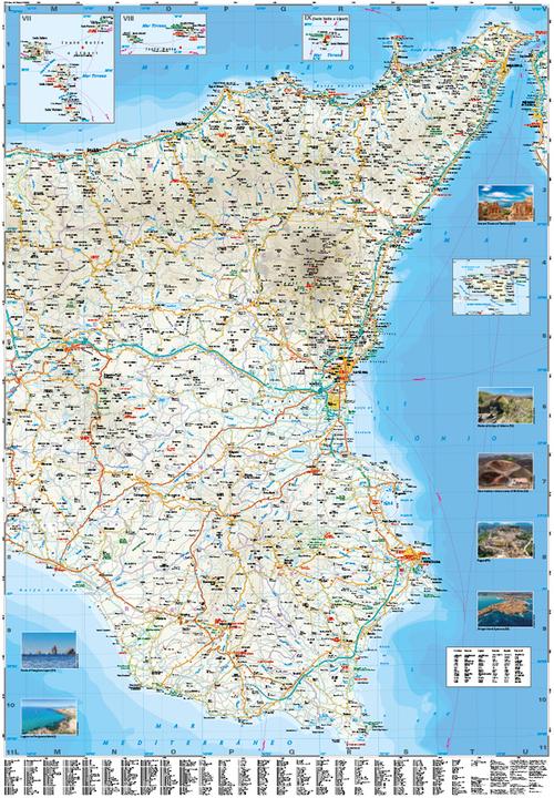 Produktbild Landkarte Sizilien 1 : 200.000 200000