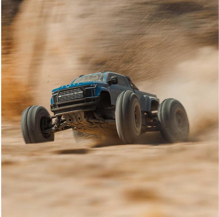 Image du produit Arrma Monster Truck Big Rock BLX 223S, Blau ARTR, 1:10 (Presque prêt à être conduite)