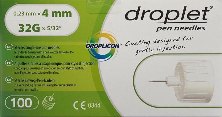 Image du produit Droplet Pen Nadeln 4mm 100 Stk (Aiguilles de stylo + aiguilles jetables)