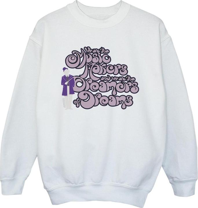 Willy Wonka & the Chocolate Factory Dreamers Text Sweatshirt Mädchen