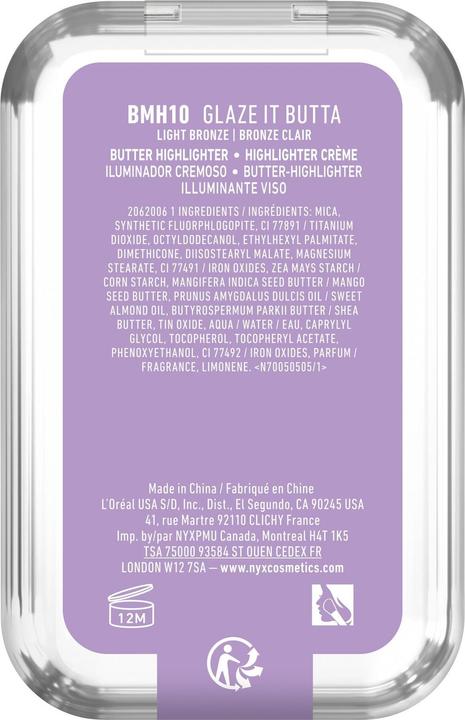Actual product image NYX Professional Make-Up Nyx Highlight Contour (10, glaze it butta, Highlighter, 5 g)
