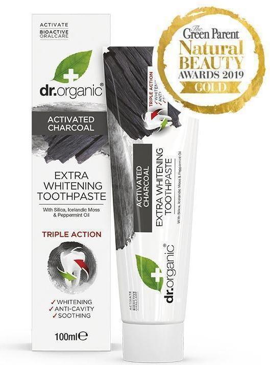 Image du produit Dr. Organic CARBÓN pâtes de dientes 100 ml (100 ml)