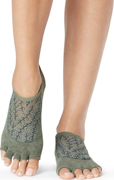 Image du produit Toesox Chaussettes ouvertes pour orteils Luna Half Toe S, Woodland (S)