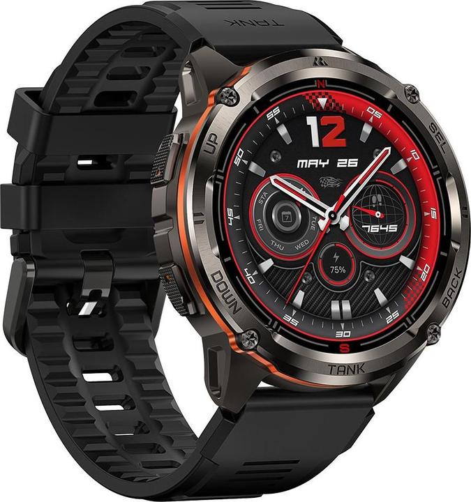 Actual product image Kospet Smartwatch Tank T3 Ultra 2 Schwarz