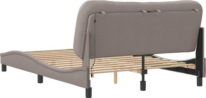 Actual product image VidaXL Bed frame with LED fabric (120 x 200 cm)
