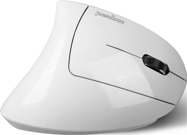 Immagine prodotto Perixx PERIMICE-813 W Mouse ergonomico senza fili, Bluetooth® Bianco (Senza fili)