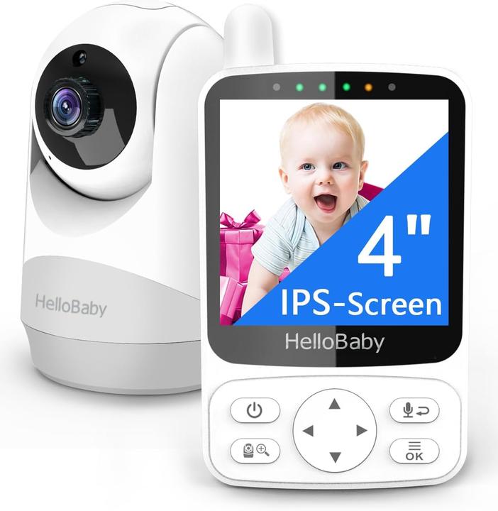 Actual product image HelloBaby HB6240 Babyphone mit Kamera (Video & Audio, 300 m)