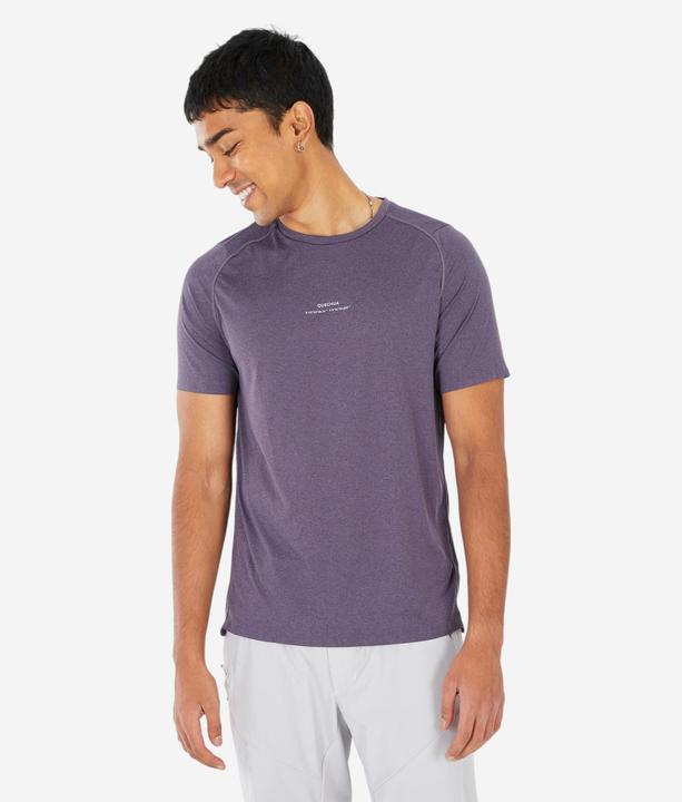 Actual product image Quechua Men's short-sleeved hiking shirt - MH500