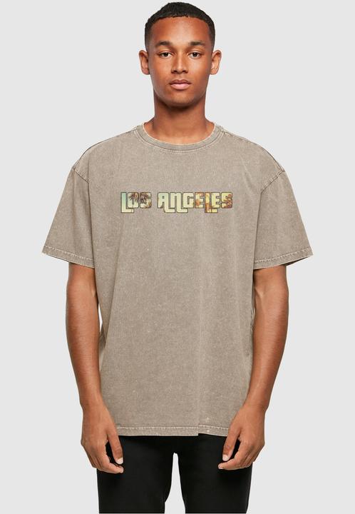 Produktbild Merchcode Grand Los Angeles Acid Washed Heavy Oversized Tee - 117851 (L)