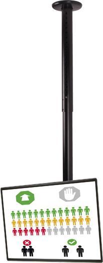 Produktbild b-tech Telescopic Universal Flat (Decke, 47", 25 kg)