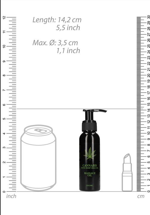 Produktbild Pharmquests Cannabis With Hemp Seed Oil - Massage Oil (100 ml)