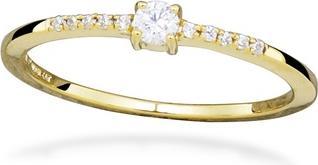 Produktbild Silver Cat - Beautiful gold plated ring with cubic zirconia SC553 - Circuit: 56 mm (56)