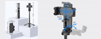 Actual product image Ulanzi JJ02 Extendable Grip Tripod Black