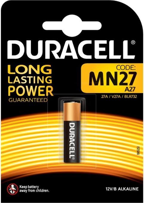 Image du produit Duracell Electronique (1 pcs, A27, 18 mAh)