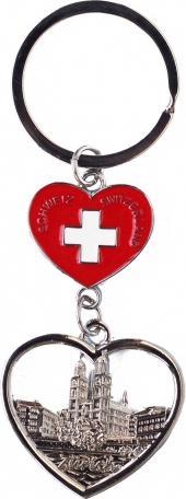 Actual product image Keychain Grossmünster