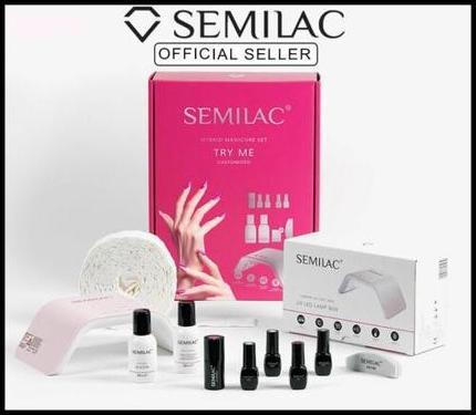 Actual product image Semilac UV Hybrid Try Me (UV gel varnish)