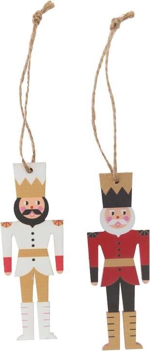 Produktbild Rico Design RICODESIG Geschenkanhänger Nussknacker 701034 2 Stück (Geschenktüte, 2 x)