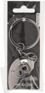 Actual product image Ootb Metal keychain, Broken Heart