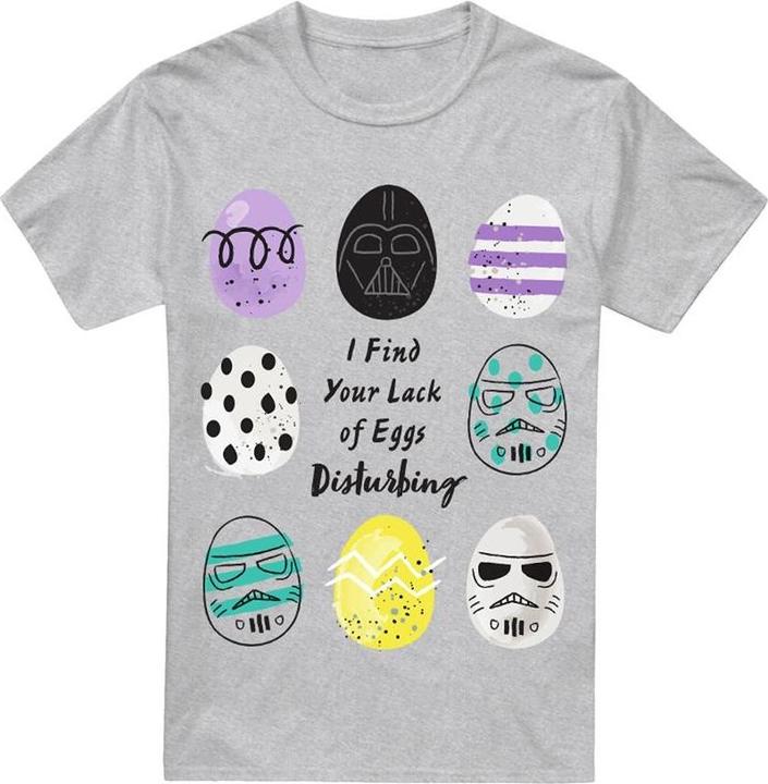 Immagine prodotto Star Wars Your Lack Of Easter Eggs Disturbing Maglietta Darth Vader Uomo (M)