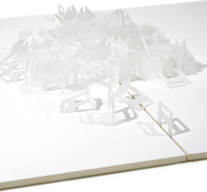 Immagine prodotto XPOtool Sistema di livellamento per piastrelle 400 linguette a strappo da 1,0 mm Aiuto per la posa di