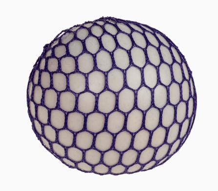 Actual product image Out of the blue Squeeze ball sorted in the net