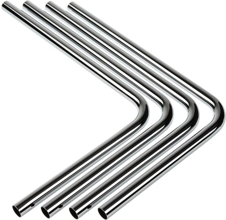 Actual product image Bitspower Brass Hardtube 16mm OD, 220x300mm, 90 Degree - 4 Pack (0.31 m, Metal)