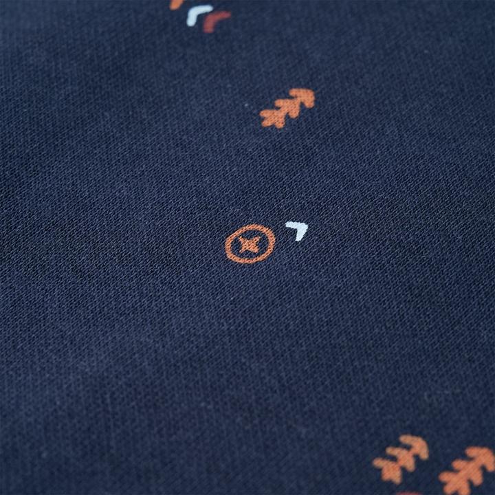 Actual product image VidaXL Children's sweatshirt navy blue melange 128,Material: 92 (128)
