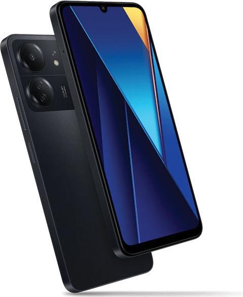 Actual product image Xiaomi Poco C65 (128 GB, Juoda, 265.35", Dual SIM, 50 Mpx, 4G)