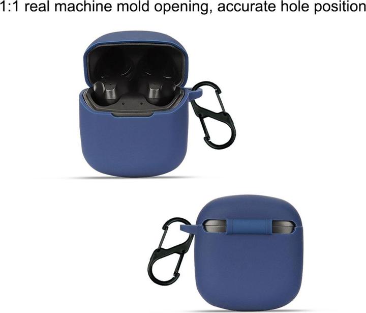 Produktbild König Design Schutz Tasche Hülle für JBL Club Pro+ TWS Case Cover Bumper Etui Schale 360 Grad (Kopfhörer Hülle)