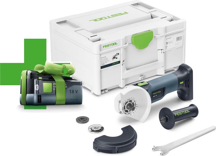 Festool Akku-Winkelschleifer AGC 18-125 EB-Basic-5,0 (125 mm)