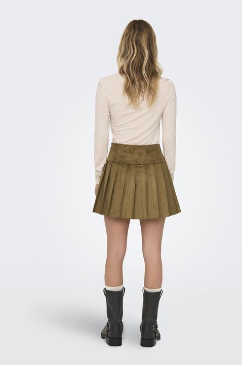 Actual product image Only Onltulip Faux Suede Pleat Skirt Otw (XL)