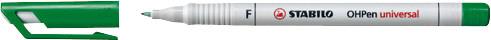 Produktbild STABILO OHPen universal Folienstift wasserlöslich (Rot, Blau, Schwarz, Grün, 0.70 mm, 4 x)