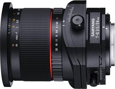 Actual product image Samyang 24mm F3.5 T/S Canon M (Canon EF-M, full size)