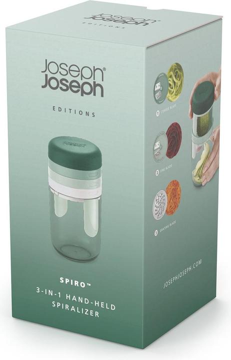 Image du produit Joseph Joseph Spiro Spiralizer Sage 3 lames et récipient