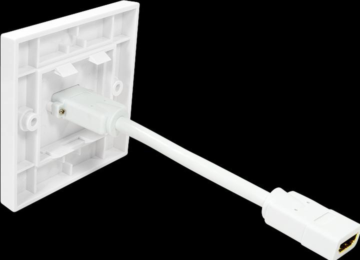 Image du produit LogiLink Prise murale HDMI avec 1x HDMI femelle (0.07 m, HDMI)