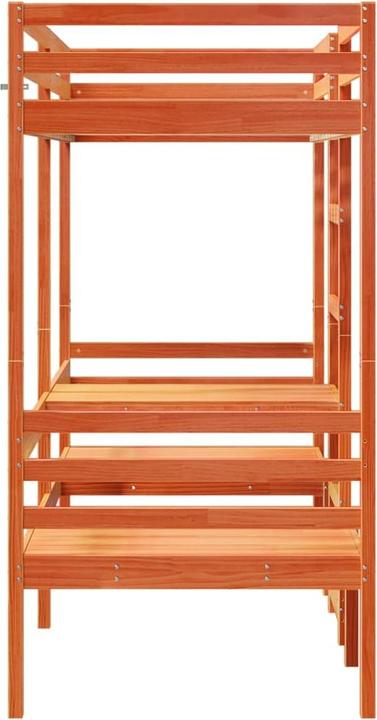 Produktbild VidaXL Hochbett mit Schreibtisch & Stühlen (90 x 190 cm)