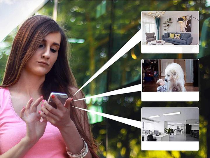 Actual product image Werkstein Mini WiFi IP Kamera FullHD 1080p, Nachtsicht, Micro SD, iOS/Android (1920 x 1080 Pixels)