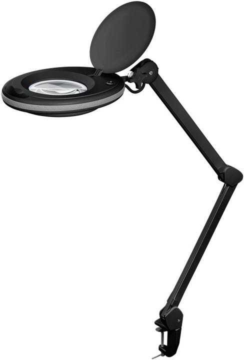 Image du produit Goobay Lampe loupe à pince à LED, 8 W, noire (650 lm)
