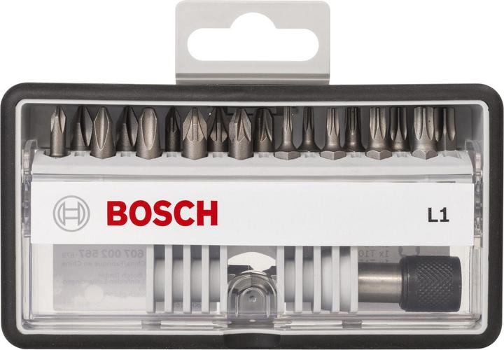 Actual product image Bosch Professional Zubehör Bit-Set 19 pieces Accessories R (Hexagon socket TX M20, Hexagon socket TX M27, Hexagon socket TX M30, Hexagon socket TX M10, Hexagon socket TX M15, Hexagon socket TX M25, Hexagon socket TX M40, Cross Phillips PH M1, Cross Phillips PH M2, Cross Pozidriv PZ M1, Cross Pozidriv PZ M2, Cross Phillips PH M3, Cross Pozidriv PZ M3)
