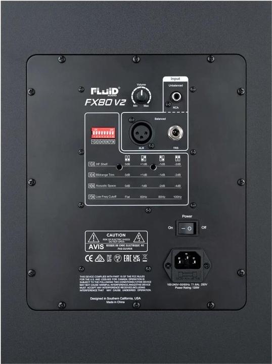 Produktbild Fluid Audio FX80 V2 - Aktywny monitor studyjny (Aktiv, 1 Stk.)