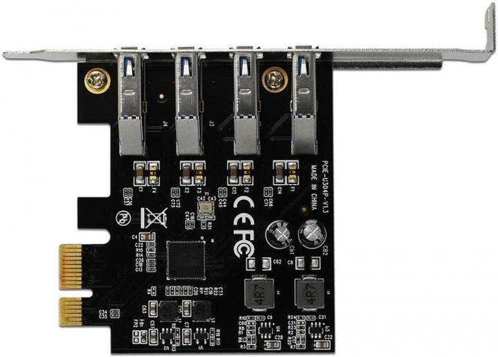 Produktbild Delock PCI Express Karte 4x USB Typ-A