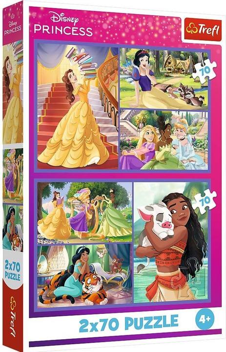 Produktbild Trefl Puzzle 2 x 70 – Prinzessin (70 Teile)
