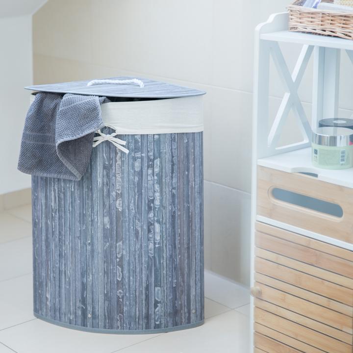 Produktbild Relaxdays Eckwäschekorb (60 l)