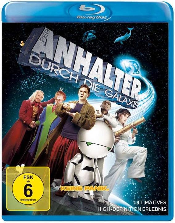 Actual product image The Hitchhiker's Guide to the Galaxy (Blu-ray, 2005, English, German, Italian, French)