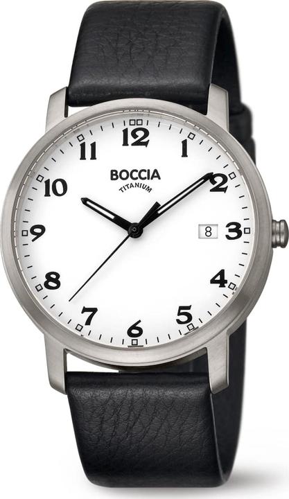 Produktbild Boccia 3618-01 Herrenuhr Titanium 38mm 5ATM (Analoguhr, 38 mm)